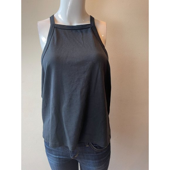 Fabletics Womens Halter Tank Top Racerback TK2253713 Sleeveless Black Size 2X - Picture 2 of 8